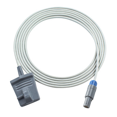 Compatibel Trismed 7000K Adult Soft Tip Direct SpO2 Sensor 3.0M 5Pin Single Notch Digital Tech