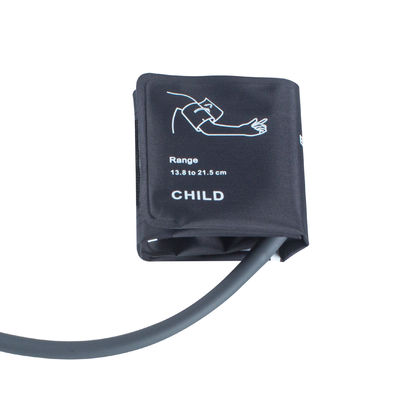 Slang Kleur Grijzige Pediatrische NIBP manchet 13,8-21,5 cm Nylon manchet Blaasloze enkelbuis