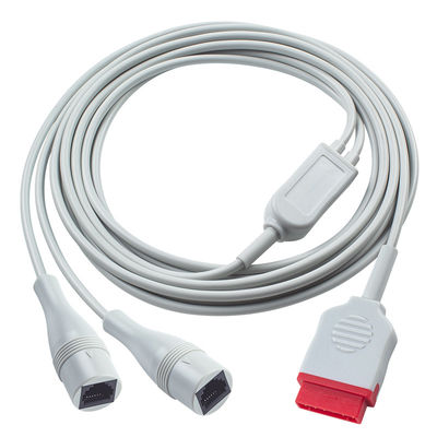 3.5M lengte patiënt monitor 11pin tot 2x Abbott IBP kabel voor GE Dash Carescape B650
