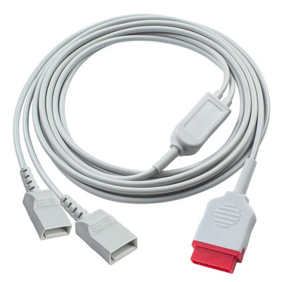 11pin tot 2 Utah IBP kabel 3.5M Compatibel voor GE Patient Monitor Accessoires